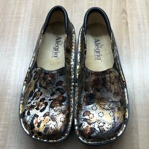 Alegria Debra Slip On Rome Patent Clogs